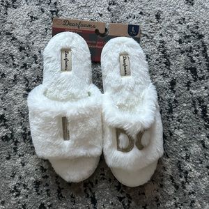 Dearfoams “I DO” Slippers